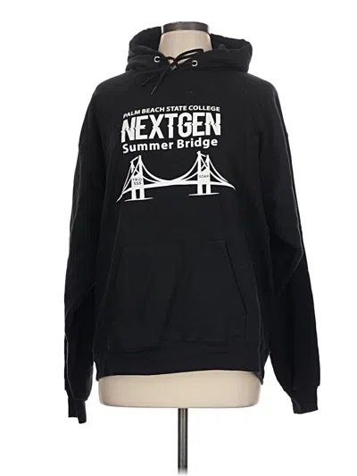 Pre-owned Hanes Sweatshirt In Black