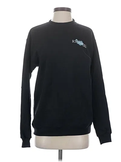Pre-owned Hanes Sweatshirt In Black
