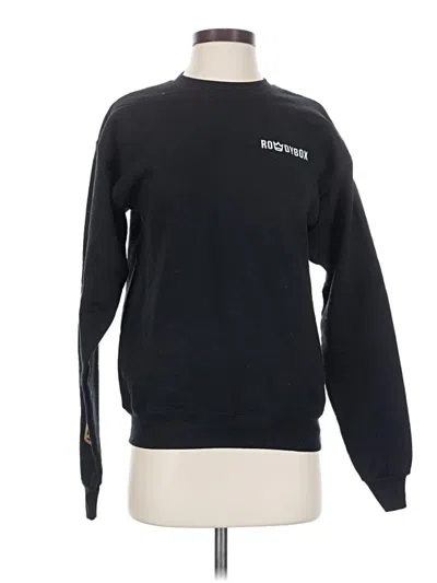 Pre-owned Hanes Sweatshirt In Black
