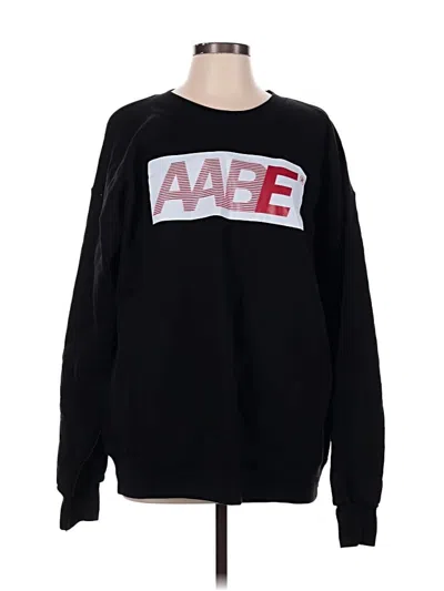 Pre-owned Hanes Sweatshirt In Black