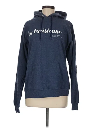Pre-owned Hanes Sweatshirt In Blue