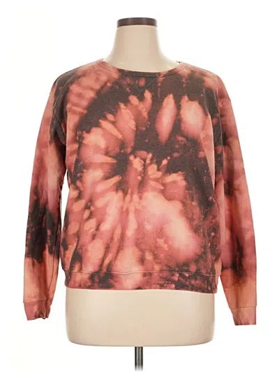 Pre-owned Hanes Sweatshirt In Brown