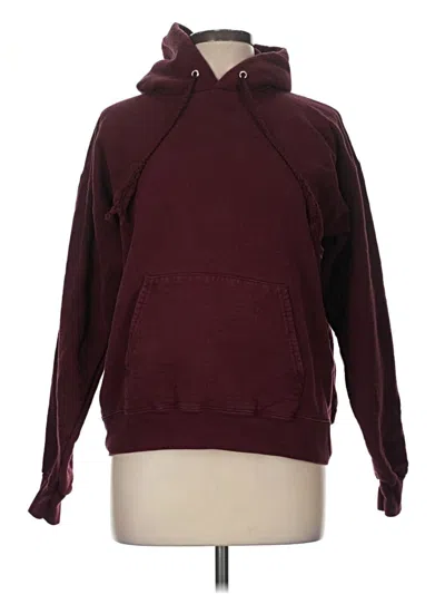 Pre-owned Hanes Sweatshirt In Burgundy