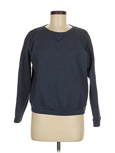 Pre-owned Hanes Sweatshirt In Gray