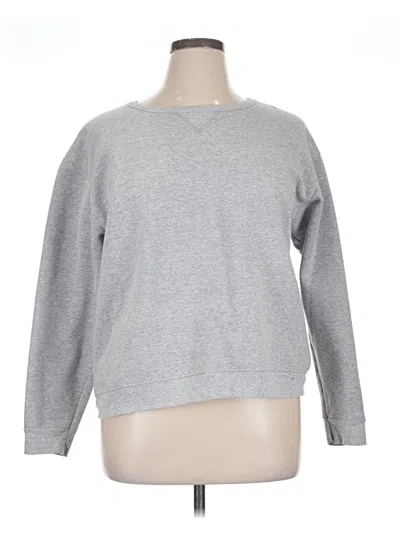 Pre-owned Hanes Sweatshirt In Gray