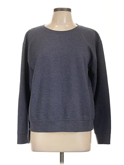 Pre-owned Hanes Sweatshirt In Gray