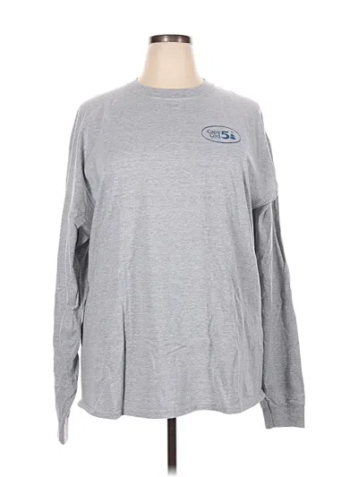 Pre-owned Hanes Sweatshirt In Gray