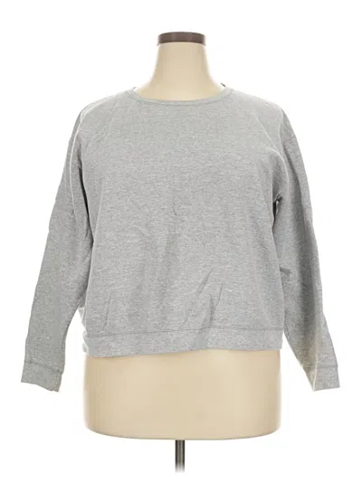 Pre-owned Hanes Sweatshirt In Gray