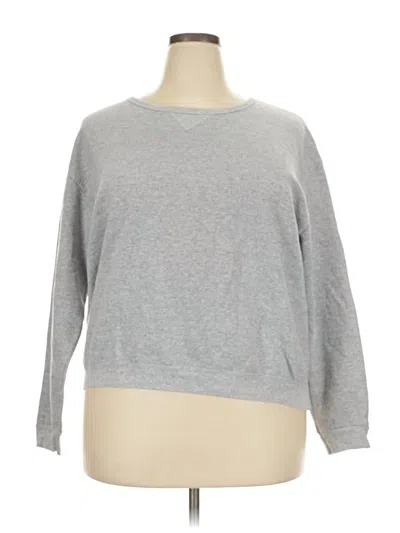 Pre-owned Hanes Sweatshirt In Gray