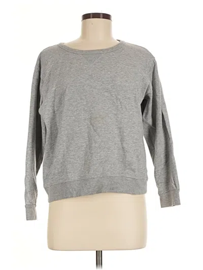 Pre-owned Hanes Sweatshirt In Gray