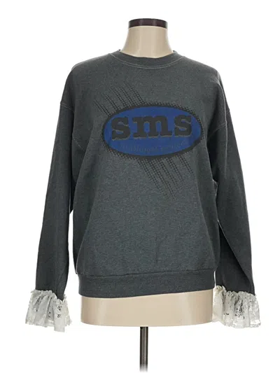 Pre-owned Hanes Sweatshirt In Gray