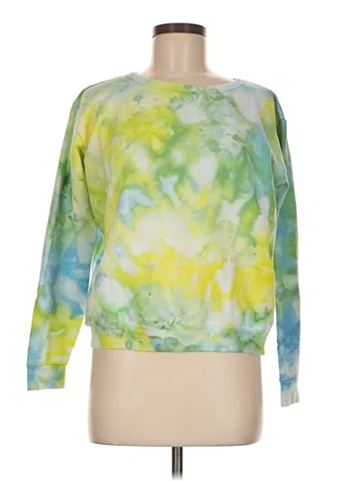 Pre-owned Hanes Sweatshirt In Green
