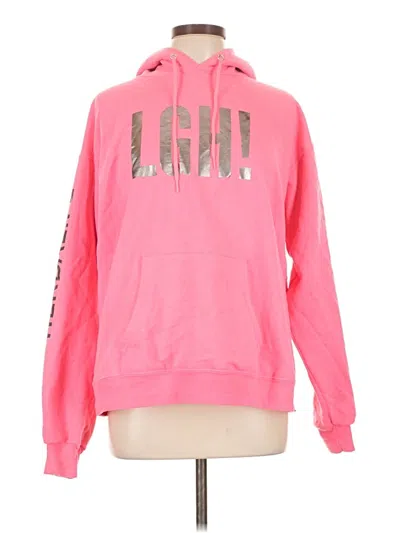 Pre-owned Hanes Sweatshirt In Pink