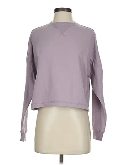 Pre-owned Hanes Sweatshirt In Purple