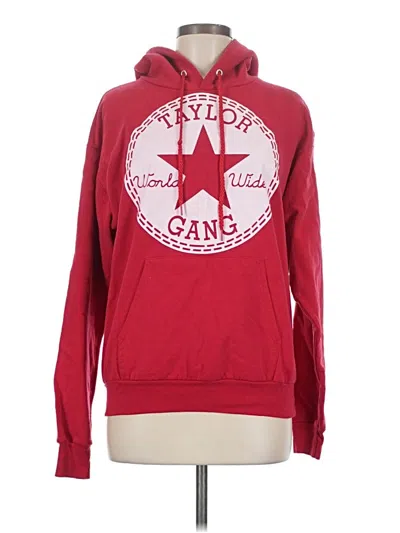 Pre-owned Hanes Sweatshirt In Red