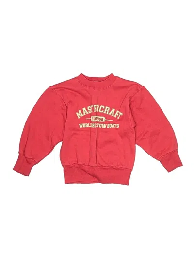 Pre-owned Hanes Kids' Sweatshirt In Red