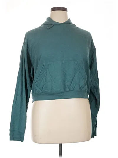 Pre-owned Hanes Sweatshirt In Teal