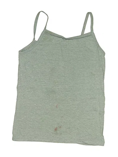 Pre-owned Hanes Kids' Tank Top Gray Halter Neckline Tops