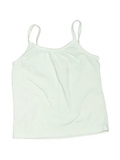 Pre-owned Hanes Kids' Tank Top Green Halter Neckline Tops