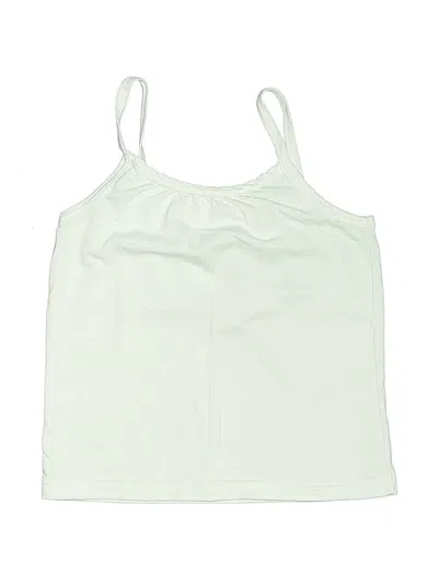 Pre-owned Hanes Kids' Tank Top Green Halter Neckline Tops