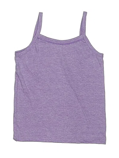 Pre-owned Hanes Kids' Tank Top Purple Halter Neckline Tops