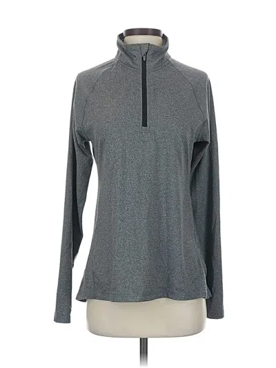 Pre-owned Hanes Turtleneck Sweater In Gray