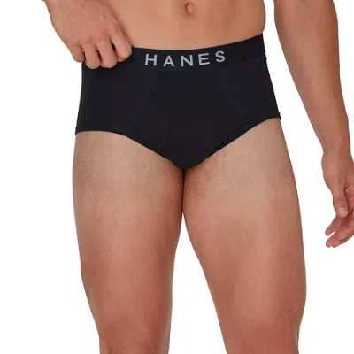 Hanes Ultimate Comfort Blend Mens 5 Pack Briefs Ubbfb5 In Black