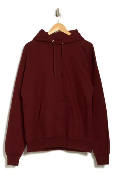 Hanes Ultimate Comfort Hoodie In Burgundy