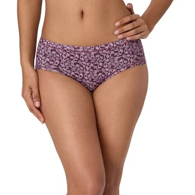 Hanes Ultimate Comfortsoft Stretch 5-pack Hipster Underwear 41w5cs In Purple