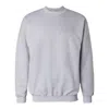Hanes Ultimate Cotton Crewneck Sweatshirt In Purple