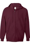 Hanes Ultimate Cotton Full-zip Hooded Sweatshirt In Brown