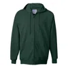 Hanes Ultimate Cotton Full-zip Hooded Sweatshirt In Green