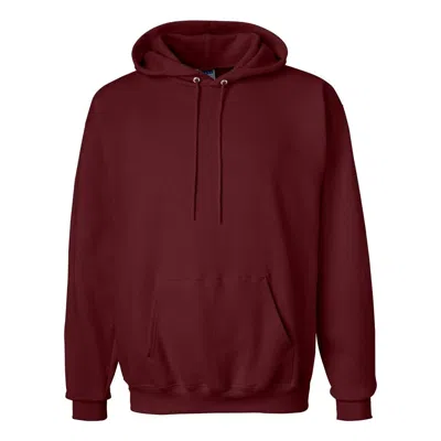 Hanes Ultimate Cotton Hooded Sweatshirt In Red