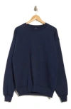 Hanes Ultimate Crewneck Sweatshirt In Blue