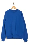 Hanes Ultimate Crewneck Sweatshirt In Blue