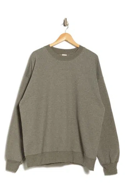 Hanes Ultimate Crewneck Sweatshirt In Green