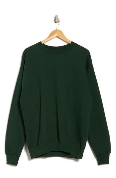 Hanes Ultimate Crewneck Sweatshirt In Green