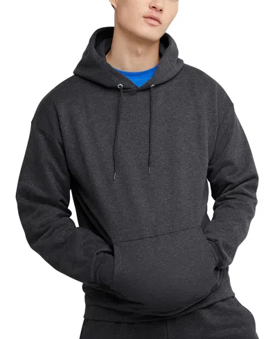 Hanes Ultimate Men's Heavyweight Fleece Hoodie In Charcoal