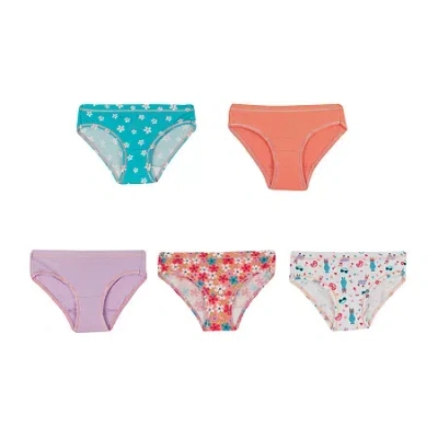 Hanes Kids' Ultimate Stretch Little & Big Girls 5 Pack Hipster Panty In Multi