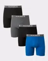 Hanes Ultimate Underwear Men's Multi Comfort Flex Fit Boxer Brief 4-pk Erk2013 In Multi