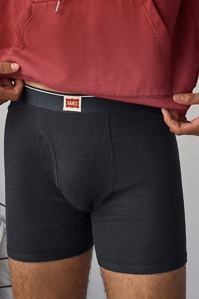 Hanes Uo Exclusive Boxer Brief 2-pack In Black, Men's At Urban Outfitters