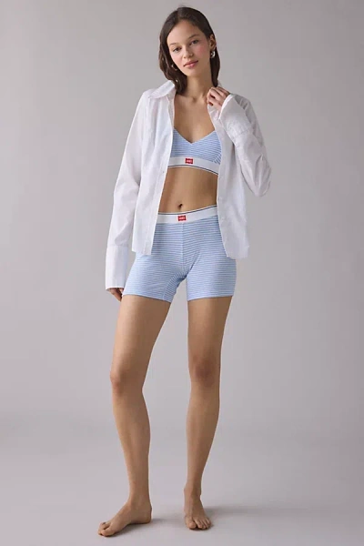 Hanes Uo Exclusive Jersey Knit Boxer Brief In Light Blue, Women's At Urban Outfitters