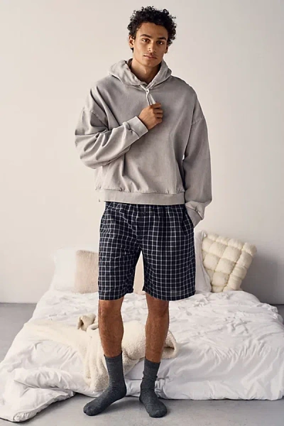 Hanes Uo Exclusive Woven Boxer Short In Black, Men's At Urban Outfitters