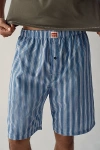 Hanes Uo Exclusive Woven Boxer Short In Blue, Men's At Urban Outfitters In Blue