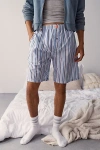 Hanes Uo Exclusive Woven Boxer Short In White, Men's At Urban Outfitters