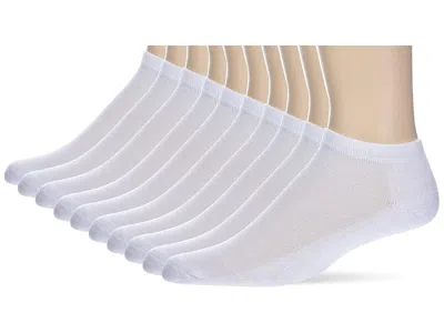 Hanes Women's 10-pair Value Pack Low Cut Socks Sock White: Shoe Size: 5-9 One Size