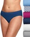 Hanes Women's 6-pk. Ultimate Breathable Hipster Underwear 41h6cc In Blue