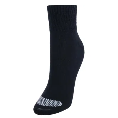 Hanes Women's Cool Comfort Extended Size Ankle Socks (6 Pack) In Black