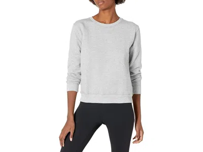 Hanes Women's Ecosmart Crewneck Sweatshirt Women's Sweatshirt Light Steel: Lg In Gray