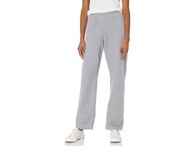 Hanes Women's Ecosmart Open Bottom Leg Sweatpants Women's Clothing Light Steel: Xl One Size In Gray